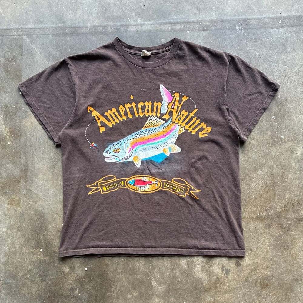Early 2000’s American Nature Fishing Association Trout Graphic T-Shirt